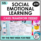 6th Grade Social Emotional Learning Journal - SEL JOURNAL 