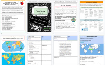 Preview of 6th Grade Social Studies Unit 1 Eastern Hemisphere and Geography 20 lessons