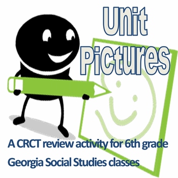 Preview of 6th Grade Social Studies Unit Pictures GA Milestones Review