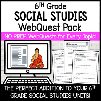 Preview of 6th Grade Social Studies WebQuest GROWING BUNDLE | Ancient Civilizations