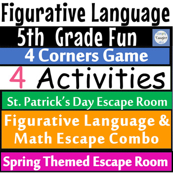 Preview of Figurative Language Activities 5th 6th Grade