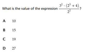 Preview of 6th Grade State Exam Questions Part 1 - Number System, Expressions, & Equations