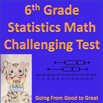 Preview of 6th Grade Statistics Challenging Test