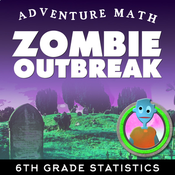Preview of 6th Grade Statistics Project: Analyzing Zombie Virus with Dot Plots and Mean
