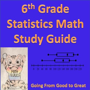 Preview of 6th Grade Statistics Study Guide