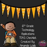 6th Grade Technology Applications TEKS Checklist