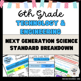 6th Grade Technology & Engineering Standard Breakdown (NGSS)