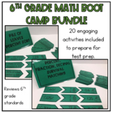 6th Grade Test Prep Boot Camp Standardized Test Review Bundle
