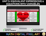 6th Grade Math Unit 5 I-Ready Spiral Review- Equivalent Ex