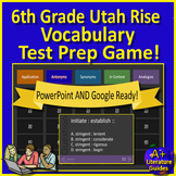 6th Grade Utah Rise Vocabulary Game Test Prep for PowerPoi