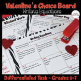 6th Grade Valentine's Day Expressions & Equations Activity