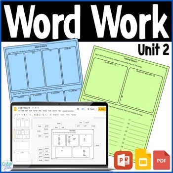 Preview of 6th Grade Wonders Word Work Unit 2