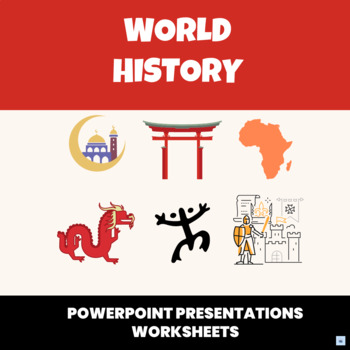 Preview of 6th Grade World History | China | Africa | The Americas | Islam | Japan | Bundle