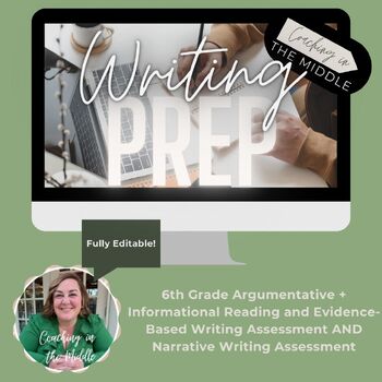 Preview of 6th Grade Writing Test Prep Bundle: Informational, Argumentative, & Narrative