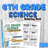 6th Grade TEKS-based Year Bundle- 59 One-Pager Science Col