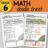 Doodle Sheet - Multiplying Decimals w/ Standard Algorithm