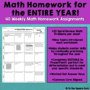 Homework help for 6th grade math