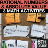 6th Ordering Rational Numbers & Absolute Value | 6th Grade