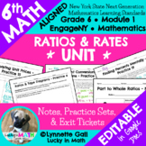 6th Ratios & Rates Math Unit Module 1 EngageNY Notes, Prac