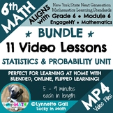 6th Statistics & Probability Unit Video Lessons Remote/Fli