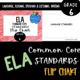 Grade 6 ELA Common Core Standards Flip Chart- Full Size