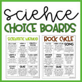 Earth & Space Science | Student Activity Choice Boards