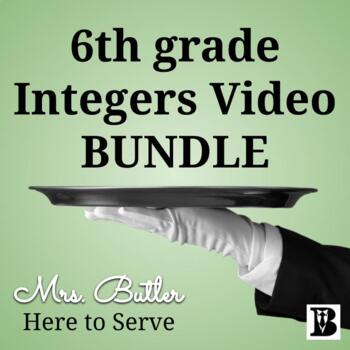 Preview of 6th grade Integers Video BUNDLE