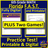 6th grade Math Florida FAST PM3 - Practice Test and Games 