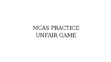 6th grade Math MCAS practice Number sense Unfair game, gro