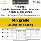 6th Grade Open Up Resources Bundle - Choice Boards (Distan