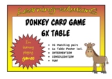 6x Table - DONKEY Card Game - INTERVENTION and CONSOLIDATI