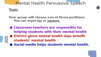 persuasive speech about mental health awareness