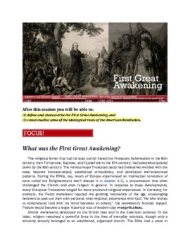 Preview of 7.4 - First Great Awakening