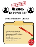 7.4a Mission Impossible Constant Rate of Change