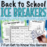 7 Back to School Get To Know You Ice Breaker Games and Activities