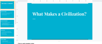 Preview of 7 Characteristics of a Civilization