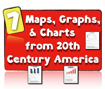 Preview of 7 Charts, Maps, & Graphs from 20th Century America: Teaching Skills and Content!