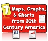 7 Charts, Maps, & Graphs from 20th Century America: Teachi