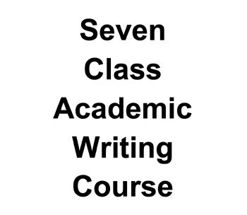 Preview of 7 Class Academic Paragraph Writing. Lessons / Worksheets / Answer Booklet