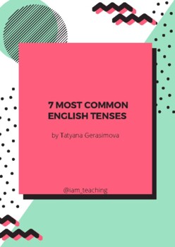 Preview of 7 Common English Tenses Guide
