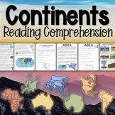 7 Continents Reading Comprehension Passages and Questions 