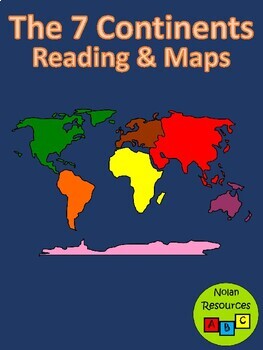 7 Continent Map Worksheets Teaching Resources Tpt