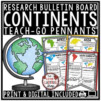 Seven Continents Worksheets Teachers Pay Teachers