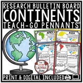 7 World Continents Worksheets Activities Research Report T