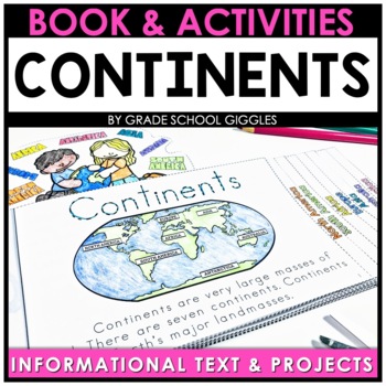 Preview of 7 Continents And 5 Oceans Activity Printables & Project - Cut, Paste, Label, Map