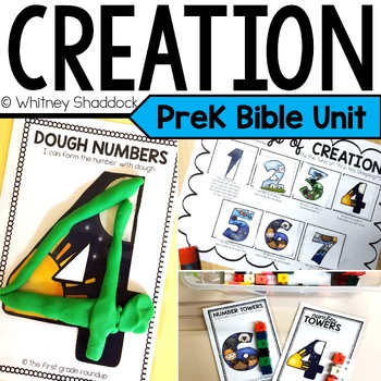 Preview of 7 Days of Creation Story - Preschool Bible Lessons and Sunday School Unit