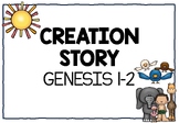 7 Days of Creation Story, Sequencing and Colouring Sheets