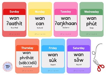 Free printable days of the week display.  Free days of the week  printables, English lessons for kids, Free printables