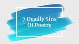 7 Deadly Sins of Poetry