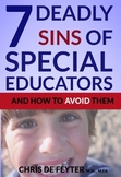 7 Deadly Sins of Special Educators